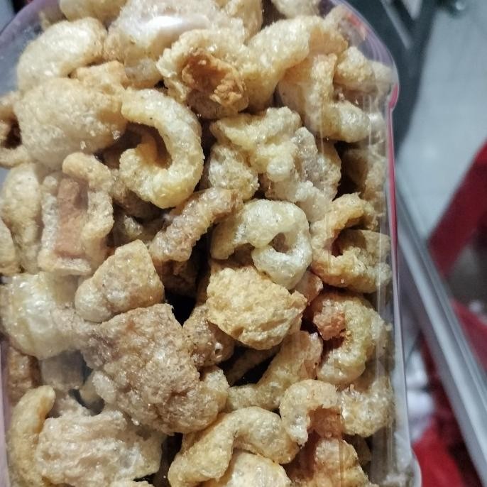 

kerupuk kulit babi spesial/berlemak SS