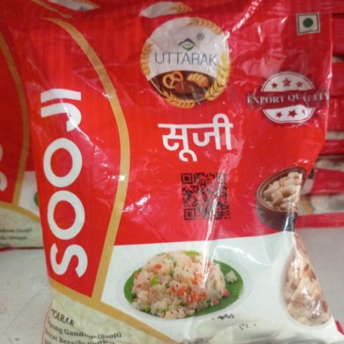 

:<:<:<:<] SOOJI UTTARAK 500G / Tepung Sooji / Tepung Semolina / Suji India