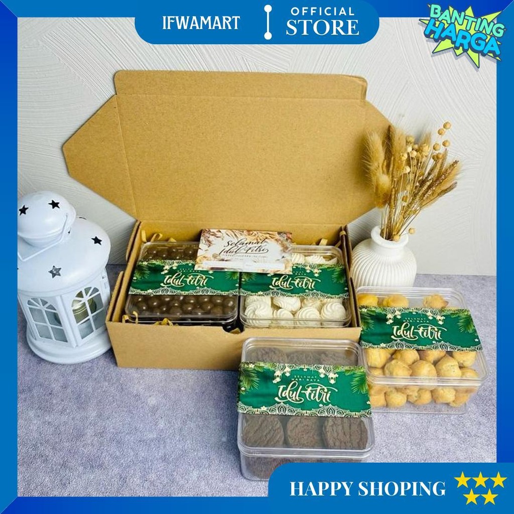 

Hampers Kue Kering Natal/Eid/Birthday/Giftbox D Sale