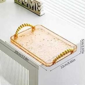 RANIA _O AEA LUXURY TRAY GOLD / NAMPAN PAJANGAN MEWAH GOLD / NAMPAN MEWAH RUANG TAMU GOLD / NAMPAN