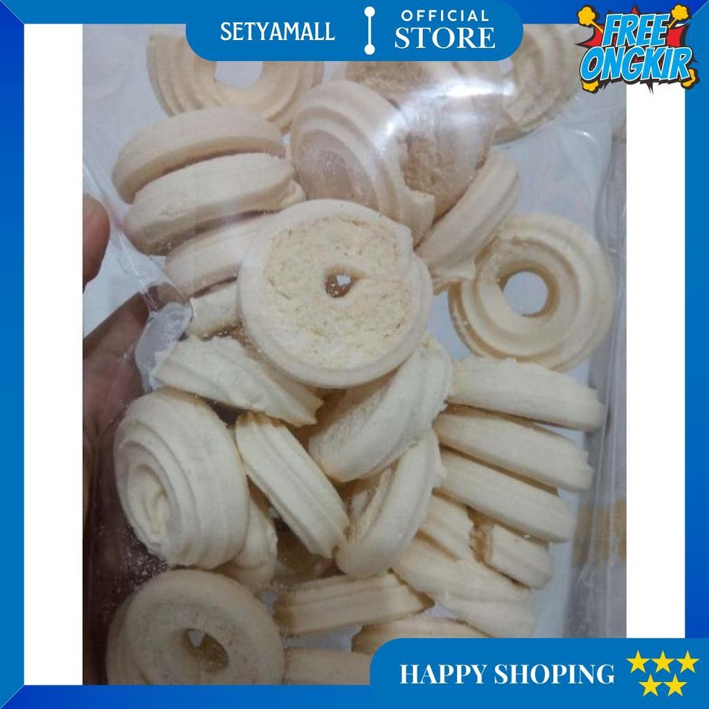 

Kue Sagu Mini 1Kg (1.000Gr) -Sagu Susu- Sagu Mirasa - Kue Kering D Termurah