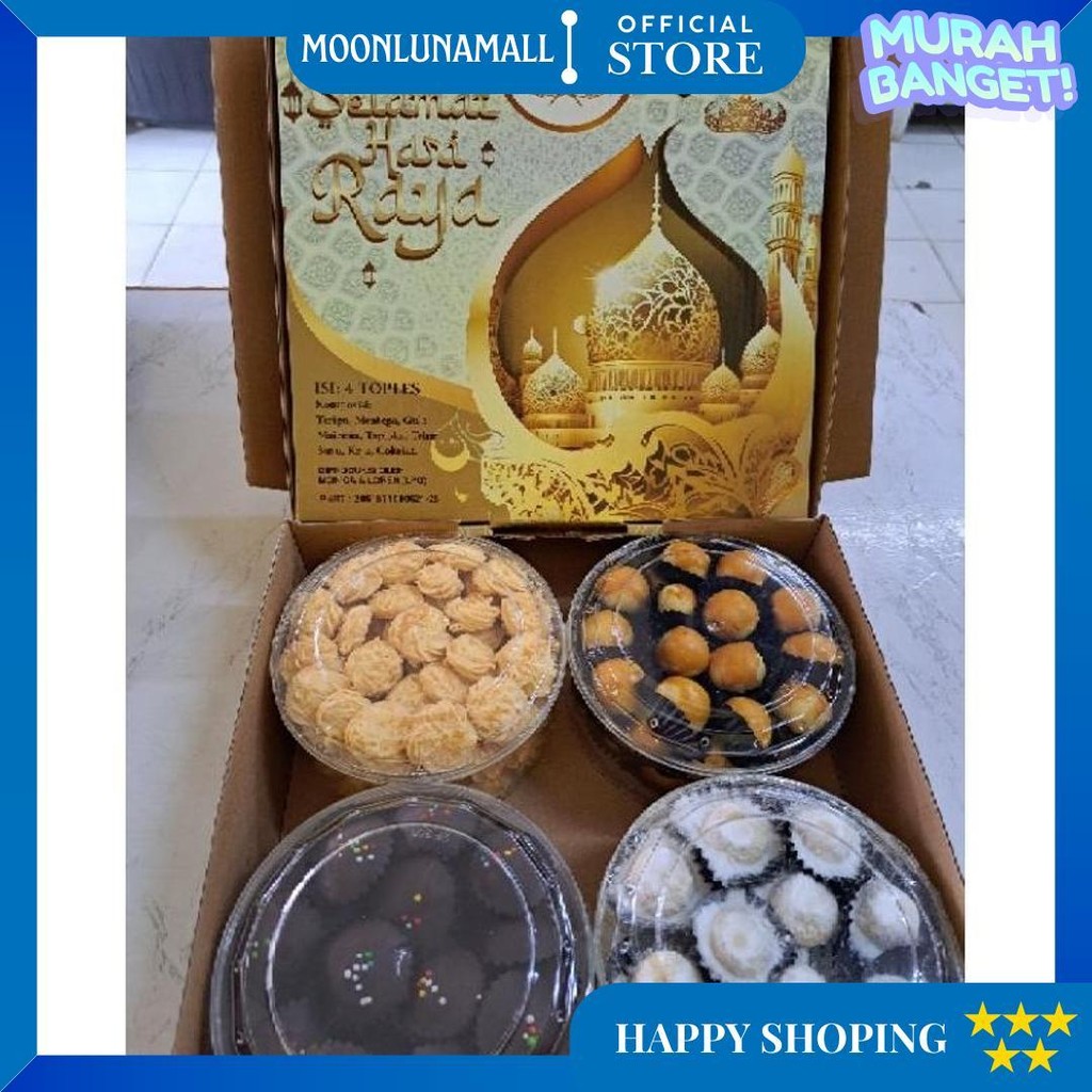 

Hampers Paket Kue Kering Lebaran Monica Loren Super D Termurah