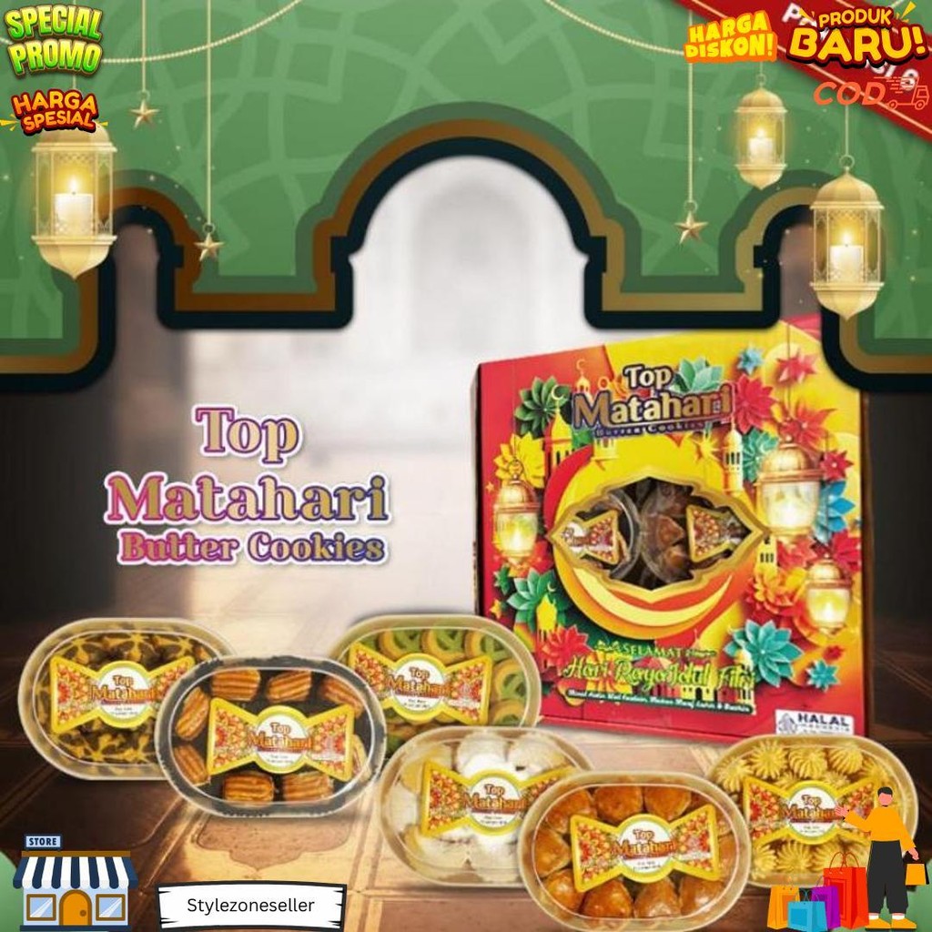 

Kue Kering Top Matahari Premium/ Paket Lebaran Isi 6 Toples/Lengkap Dengan Bubble/Paket Ekonomis. D Terlaris