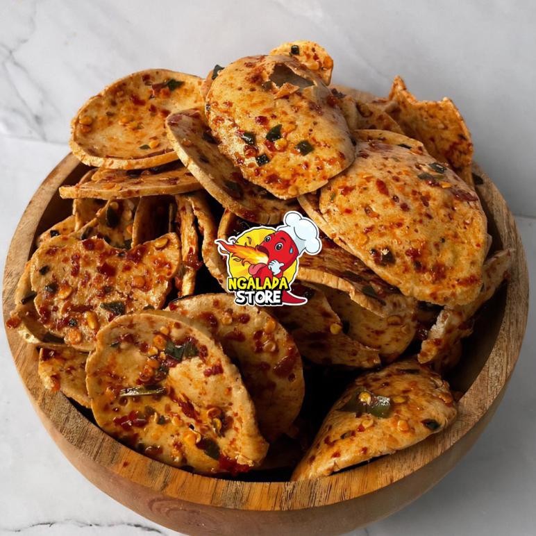 

BASRENG KOIN/KERIPIK BASRENG BUMBU SEBLAK PEDAS DAUN JERUK 1KG | SEBLAK BASRENG VIRAL