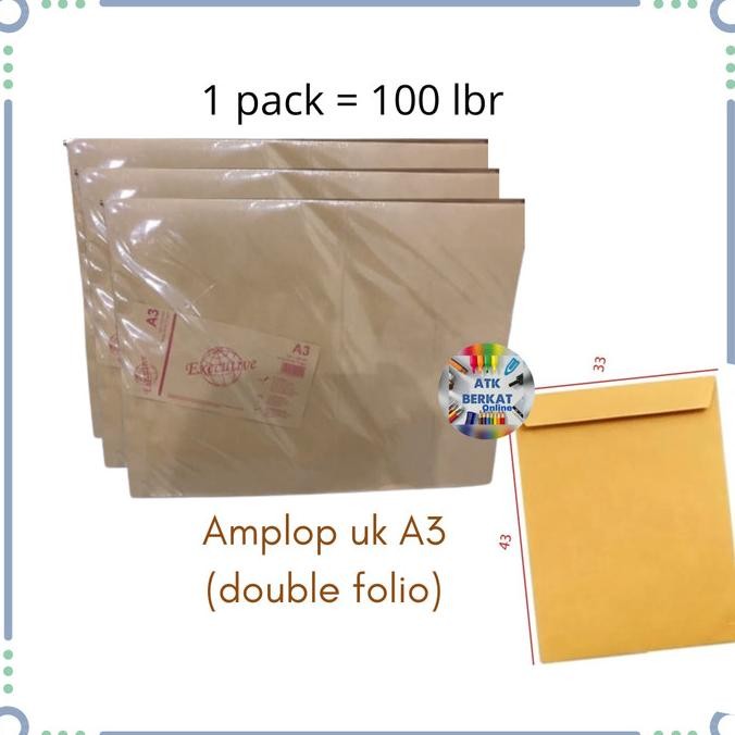

Sale Amplop Coklat Ukuran A3