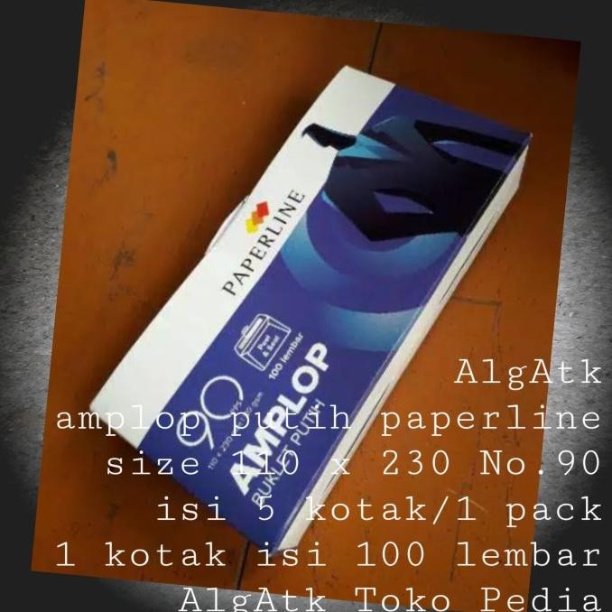 

Sale Paperline. Amplop Putih Polos 90.