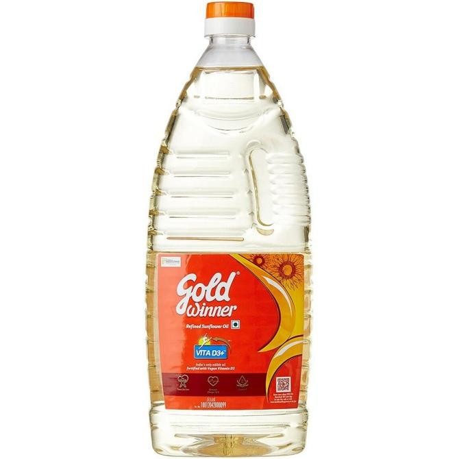 

+++++] Gold Winner Refined SunFlower Oil - 1liter / Cholesterol Free