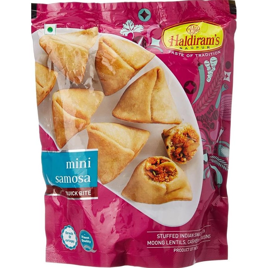 

Silahkan Order] Snack India Haldirams Mini Samosa 150gr/Cemilan India / Makanan Ringan
