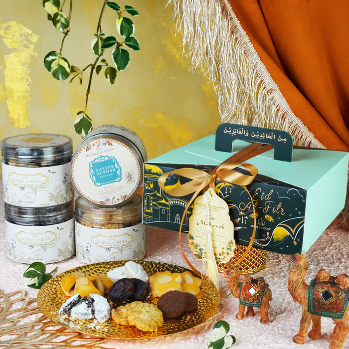 

New! Hampers Lebaran / Hampers Idul Fitri - Special Kue Kering 4 Jars - Paket A Lebaran