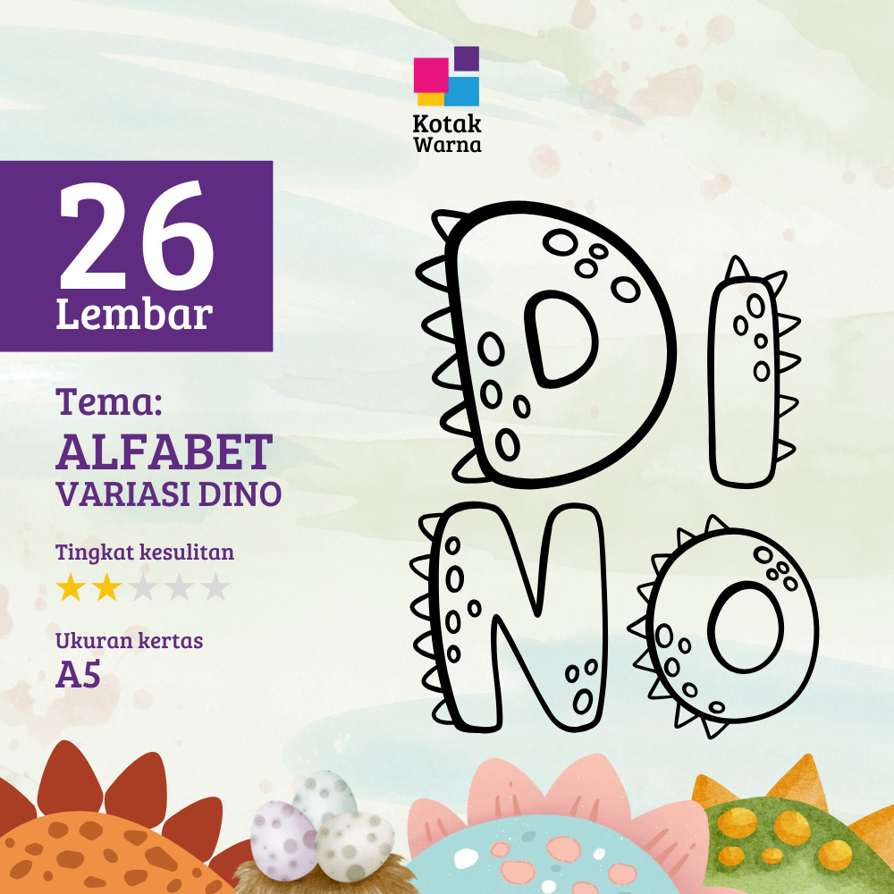 

Kertas Mewarnai Tema Alfabet [Variasi Dino] / Lembar Mewarnai Tema Alfabet [Variasi Dino] / Gambar Mewarnai Tema Alfabet [Variasi Dino] / Mainan Edukasi Mewarnai Tema Alfabet [Variasi Dino] / Untuk Anak Usia Dini / Untuk Anak Usia 4 5 6 7 8 9 Tahun