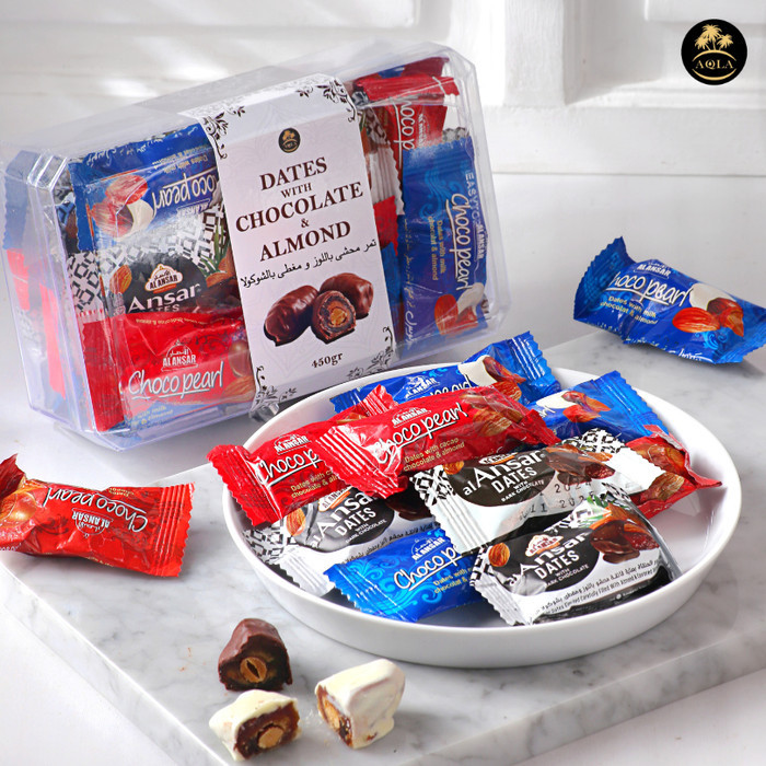 

Coklat isi Kurma dan Almond Premium Asli Saudi / Dates Almond Chocolate