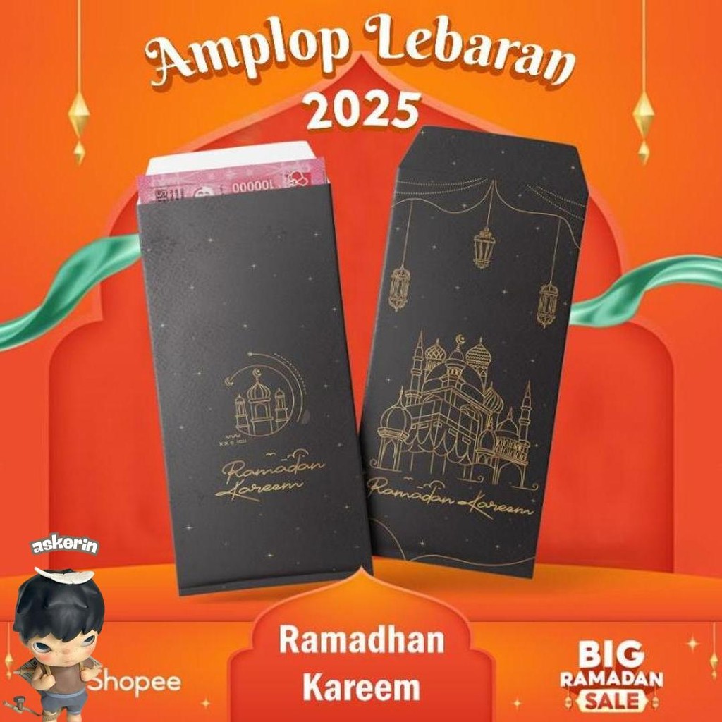 

(30Pcs) Amplop Lebaran Idul Fitri 2025 Amplop Thr Angpao Lebaran Idul Fitri Panjang Premium Murah