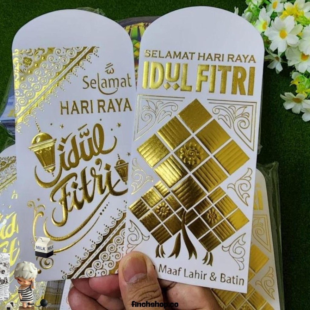 

100Pcs Dan 50Pcs Amplop Idul Fitri Karakter Ukuran Besar L 8X15Cm Amplop Ampau Lebaran Grosir 1 Pak Isi 100 Dan 50 Lembar Cod