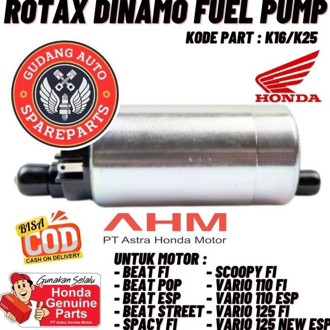 Original AHM Rotak Rotax Dinamo Pompa Fuel Pump Honda Beat Vario FI