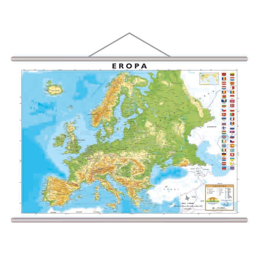 

Peta Eropa ukuran 94 x 120