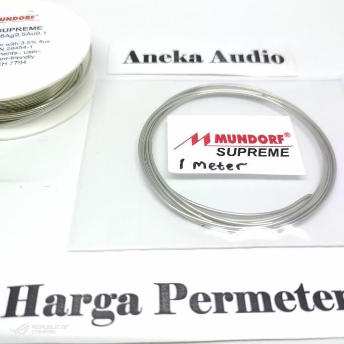 Timah Tenol Solder Audio Mundorf Msolder Supreme Sg Dijual Permeter Original Dan Terpercaya