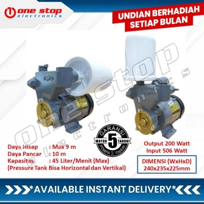 SANYO PH-236AC / P-H236AC Pompa Air Sumur Dangkal Otomatis - Indonesia