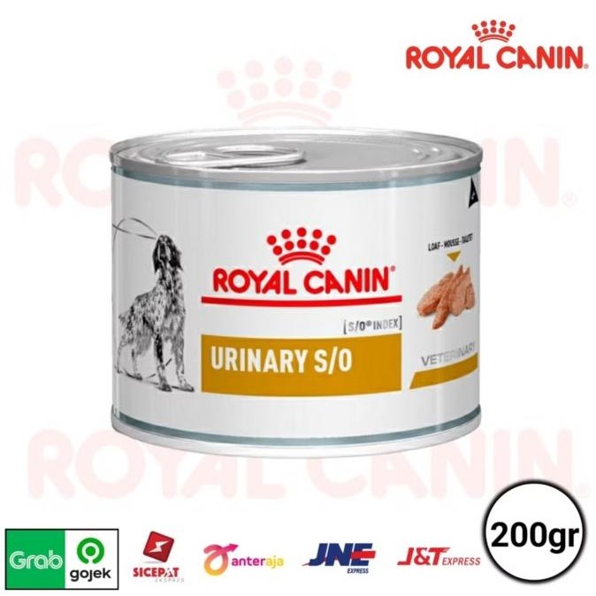 ><><><] ROYAL CANIN VET URINARY S/O WET DOG FOOD 200GR ROYAL CANIN URINARY S O WET FOOD MAKANAN ANJI