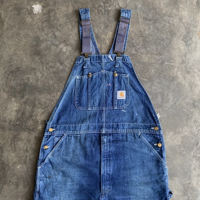 Vtg 90s - Carhartt R08 Overalls DNM (denim)