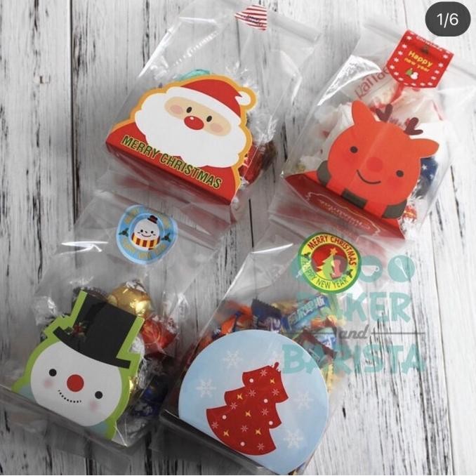 

Silahkan Order] Xmas cookies bag isi 10pcs random motif / kantong cookies natal