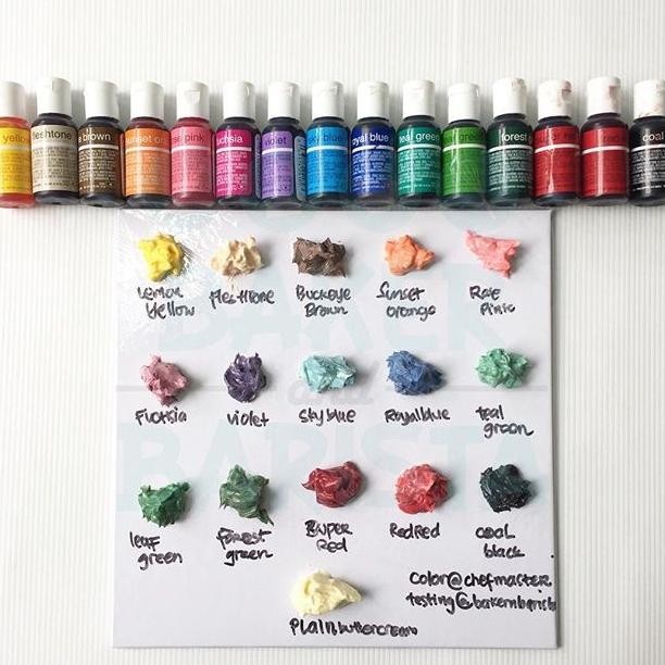 

*#*#*#] Baker rose Chefmaster - food coloring - pewarna makanan