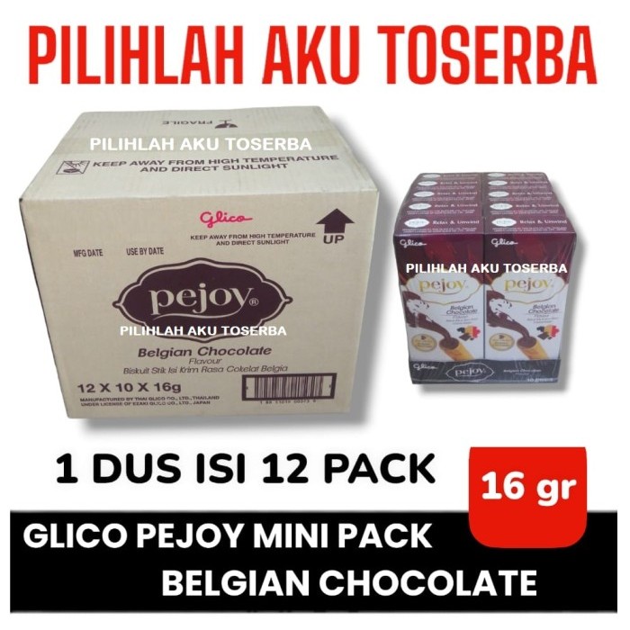 

Glico Pocky MINI PACK PEJOY CHOCOLATE - ( HARGA PER DUS )