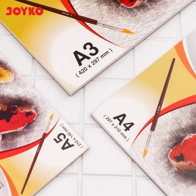 

Joyko Watercolour Book Pad Acrylic A5 A4 A3 PROFESSIONAL 300GSM / Buku Cat Air Akrilik Poster Gambar