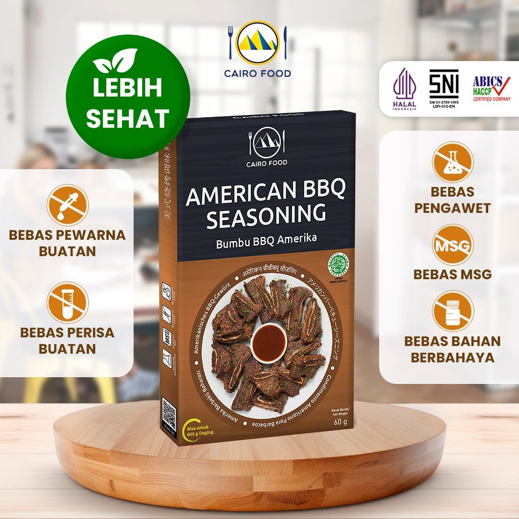 

Bumbu American BBQ Spice Mix Sehat - Cairo Food