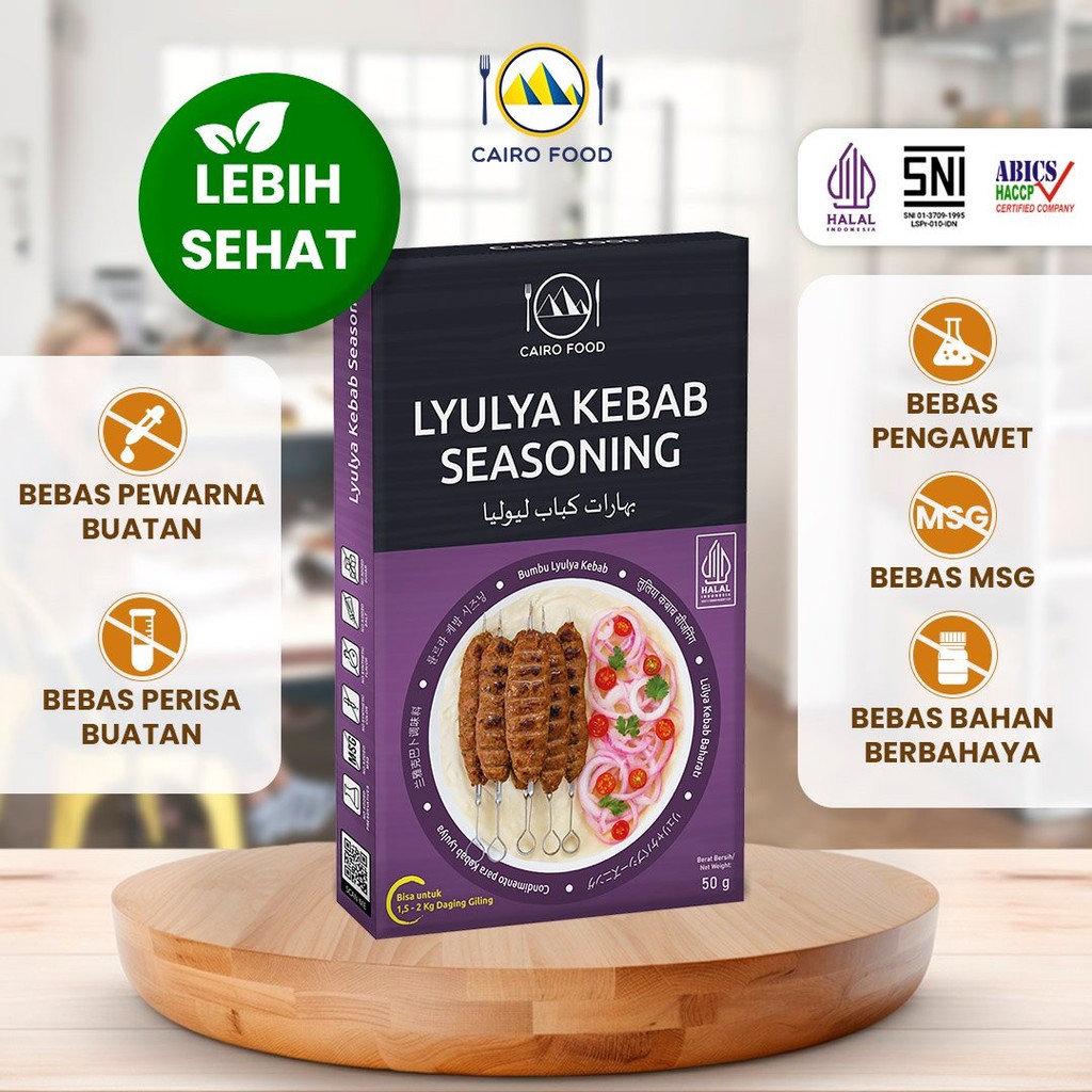 

Bumbu Lyulya Kebab Spice Mix Sehat - Cairo Food