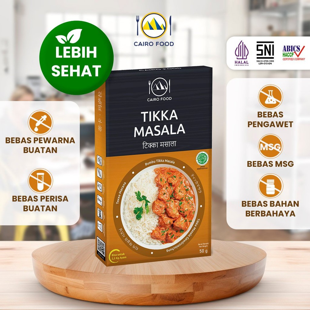 

Bumbu Tikka Masala Spice Mix Sehat - Cairo Food