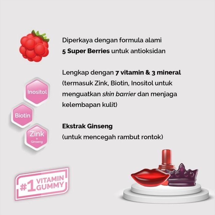 Youvit Multivitamin Gummy Beauti+ 30 Days Vitamin