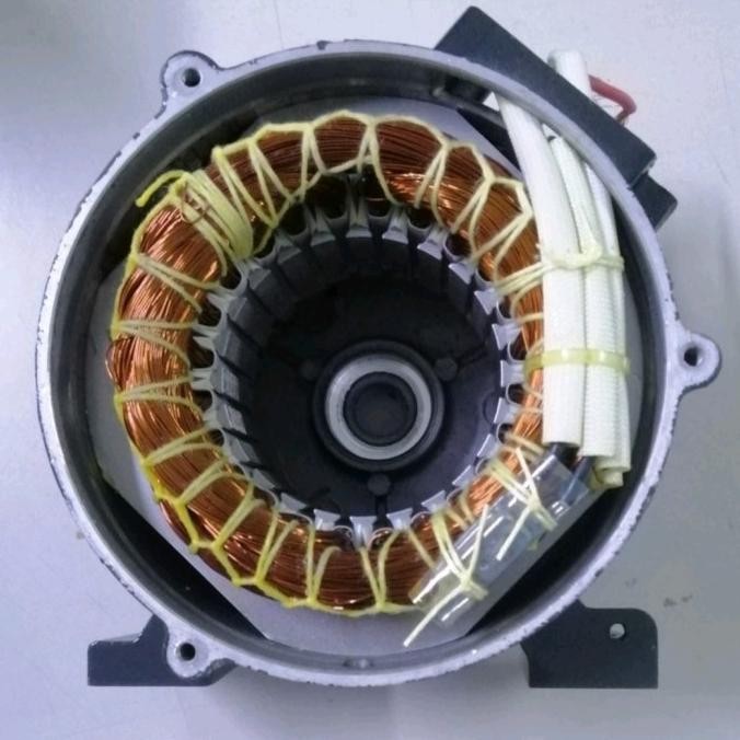 {{{{}}] MOTOR FRAME COMPLETE STATOR POMPA AIR SANYO PWH 138C ASLI