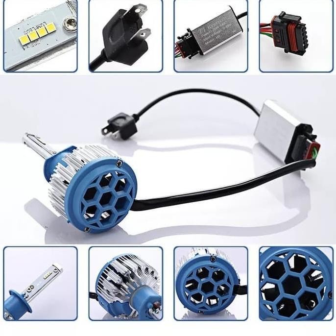 TURBO CREE H7 HEADLAMP / HEADLAMP TURBO H7 POWER BRIGHT Terlaris