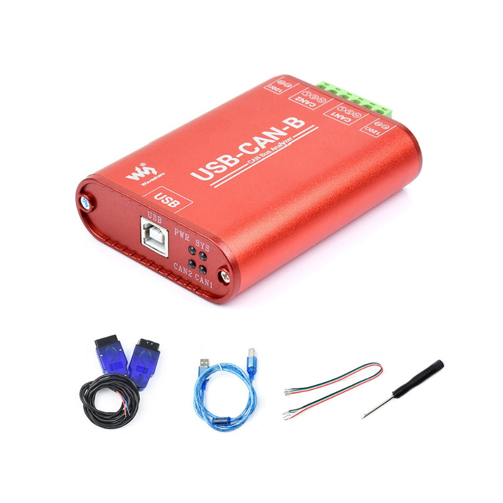 GC Waveshare Can Bus Data Analyzer USB to Can Converter Bus Communication Interface Card