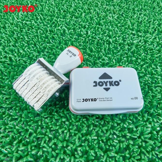 

Joyko Number Stamp 8 DIGITS / Stempel Angka 8 NOMOR Tinta Joyko N-8