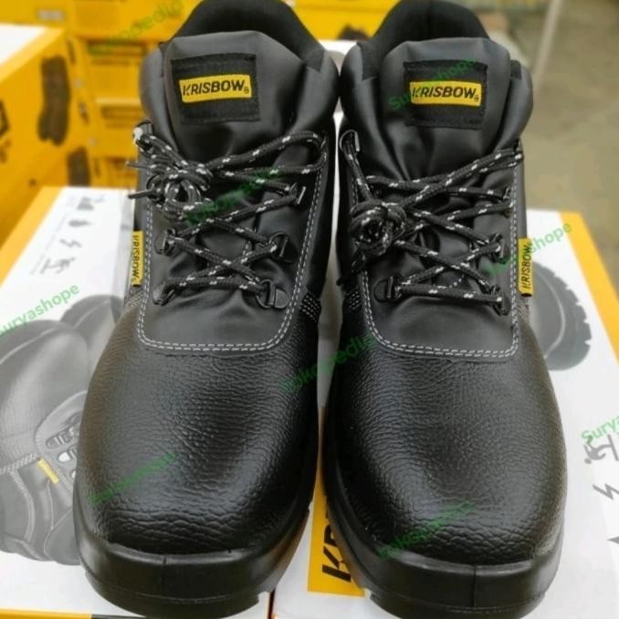 Sepatu Safety Krisbow ARGON 6"Inchi/SAFETY SHOES ARGON 6INCHI Terlaris