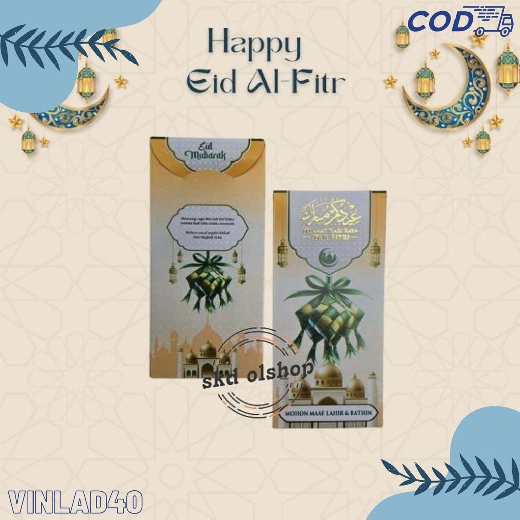 

Amplop Lebaran Angpau Lebaran Prmium Poly Embos Df2 Ukuran Panjang 7,5 X 16 Cm(Isi 25 Lembar) Terlengkap Dan Termurah