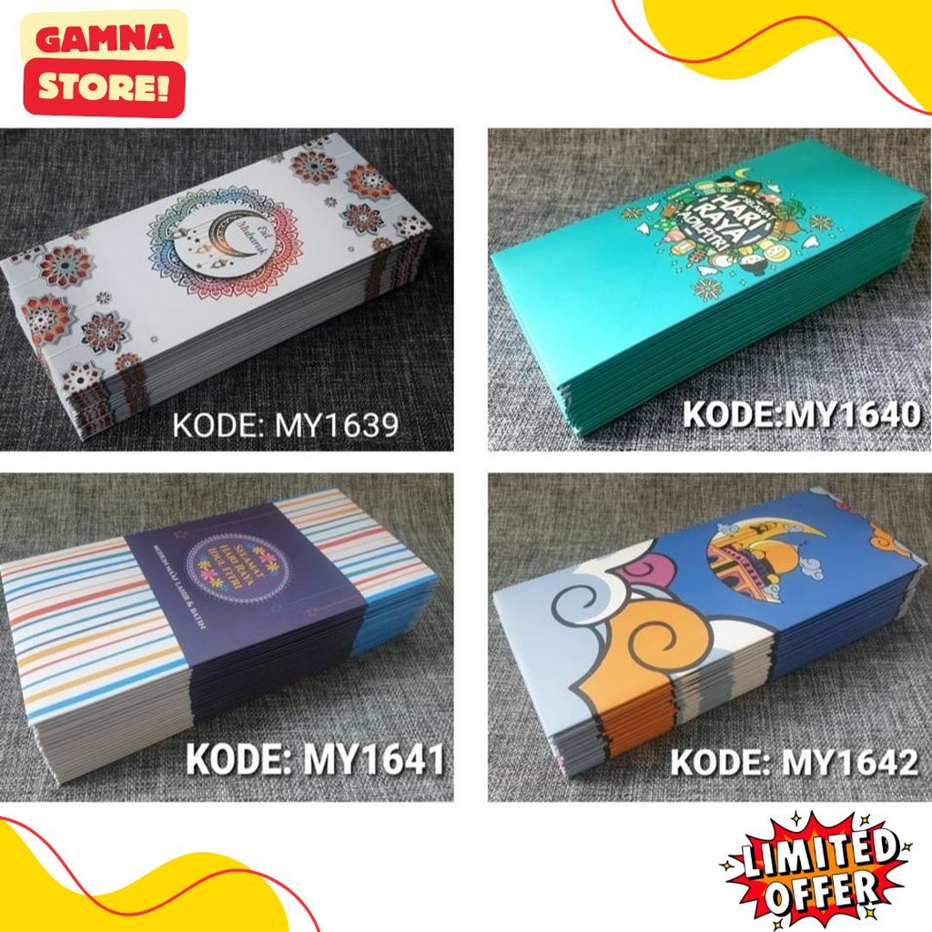 

Amplop Lebaran Exlcusive - Angpau Uang Kode My1640 Diskon Setengah Harga