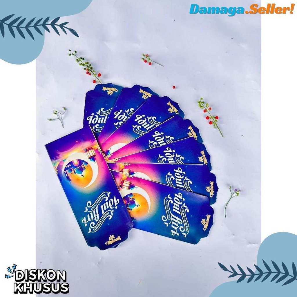 

(100 Lembar) Amplop Lebaran Panjang Isi 100 Lembar Tema Masjid / Angpao Thr Idul Fitri Hari Raya 1 Pak Isi 100 Lembar Diskon Setengah Harga