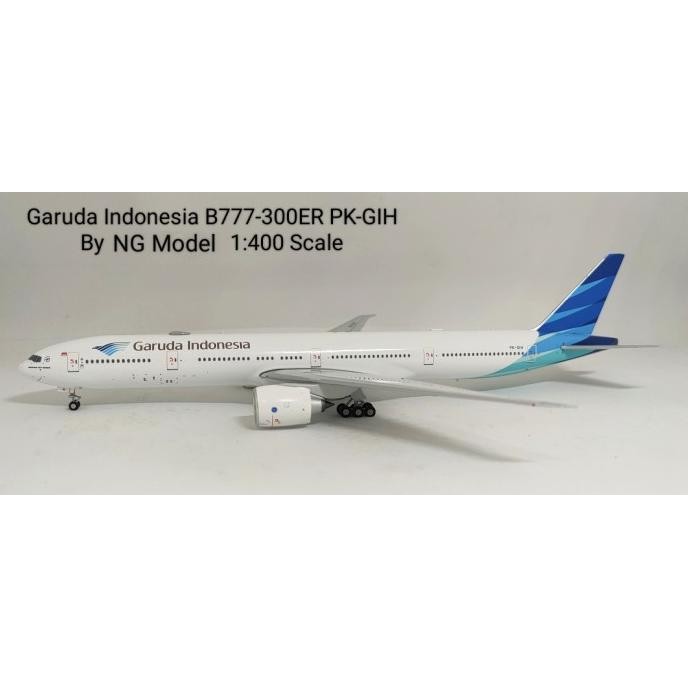 Garuda Indonesia B777-300ER PK-GIH By NG Model 1:400 Scale