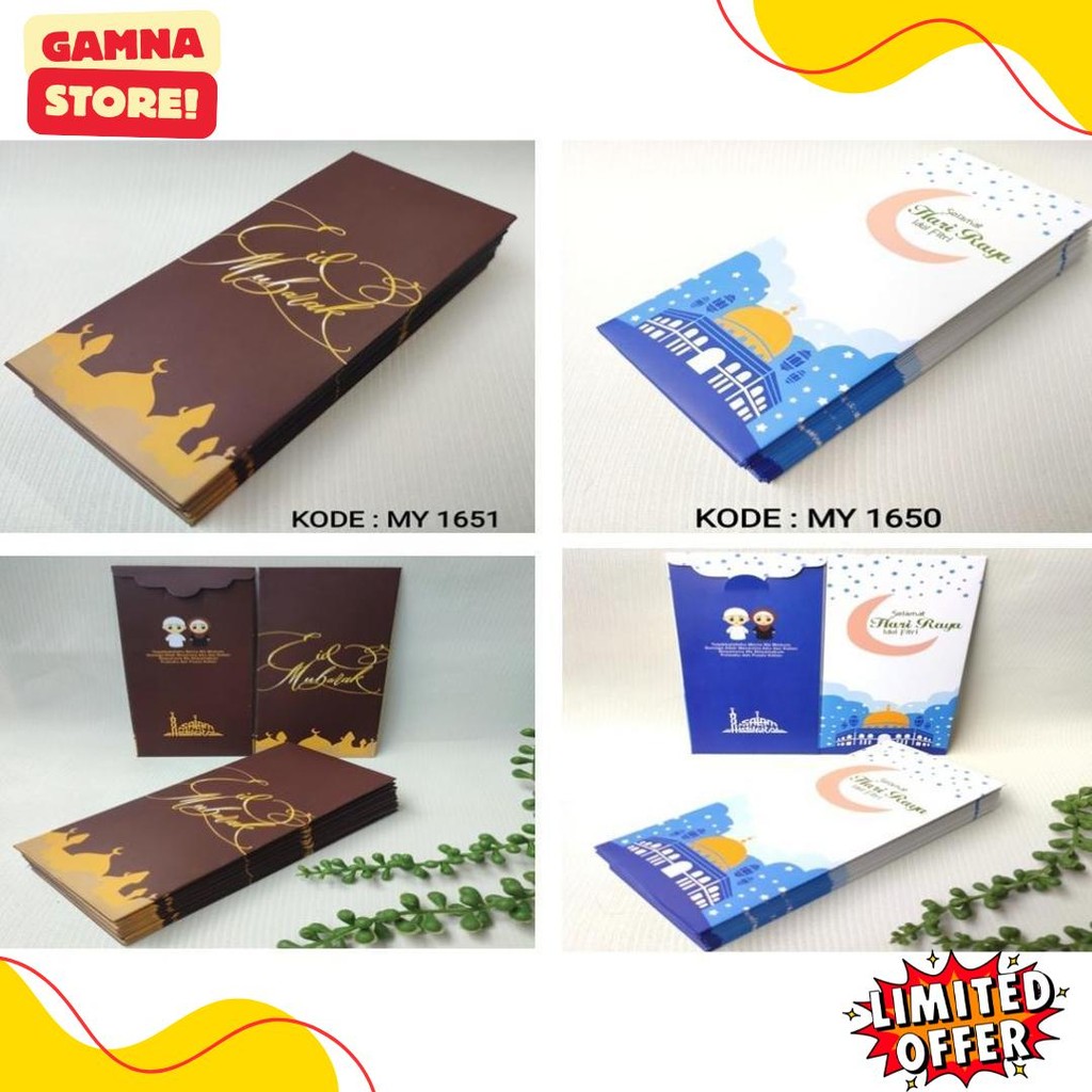 

Amplop Lebaran Exlcusive - Angpau Uang Kode My1645 Diskon Setengah Harga