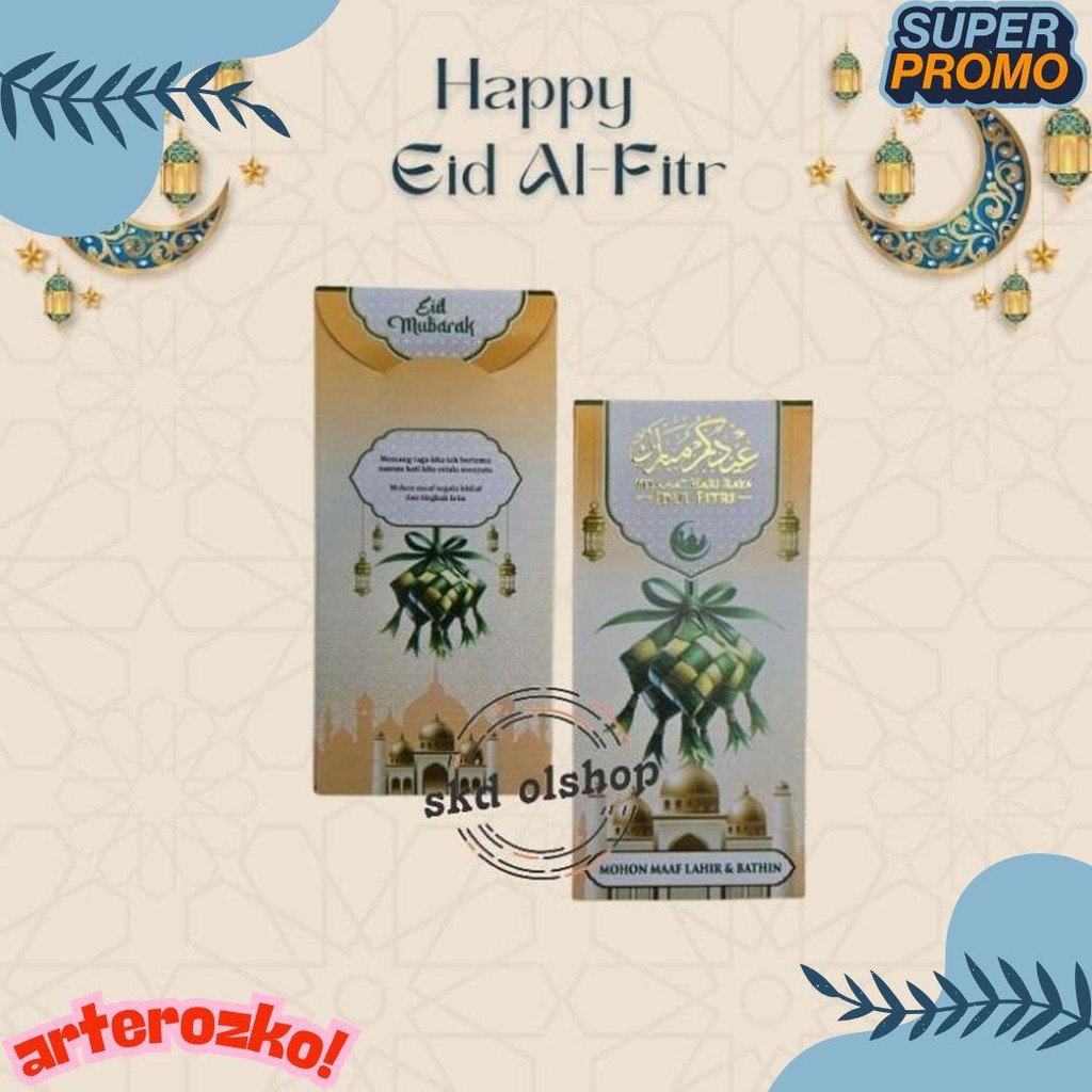 

Amplop Lebaran Angpau Lebaran Prmium Poly Embos Df2 Ukuran Panjang 7,5 X 16 Cm(Isi 25 Lembar) Terlaris! Produk Ini Banyak Dicari