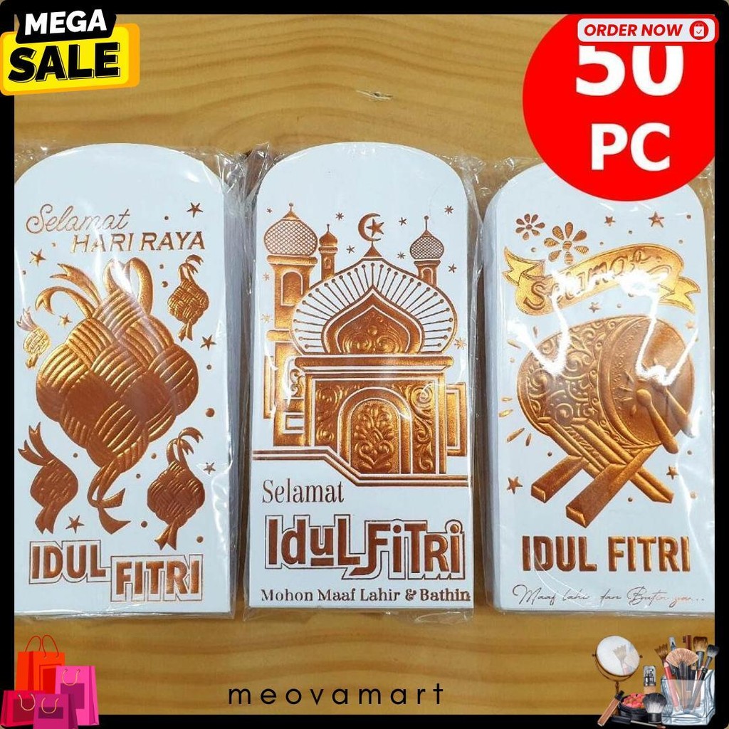 

Angpao Idul Fitri Lebaran Isi 50 Mewah 17 Cm Bulk Murah Amplop Uang Putih Embos Emas Mengkilap Flash Sale! Diskon Hingga 70%