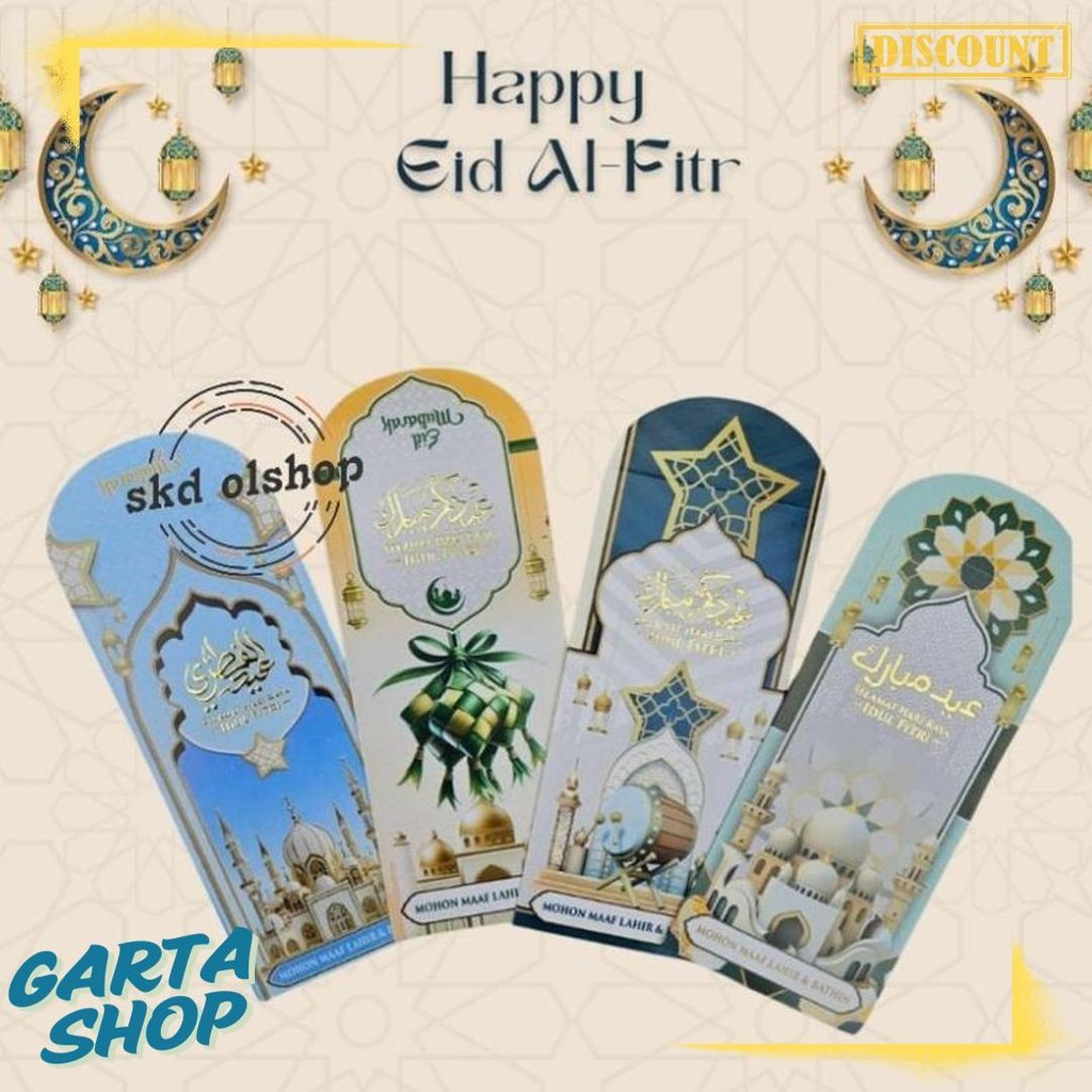 

Amplop Lebaran Angpau Lebaran Prmium Poly Embos Df2 Ukuran Panjang 7,5 X 16 Cm(Isi 25 Lembar) Terlaris! Produk Ini Banyak Dicari