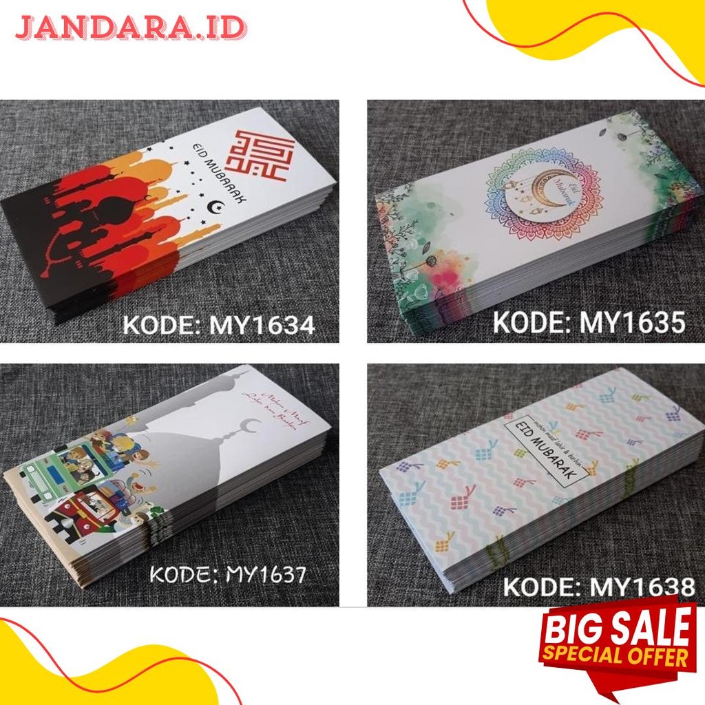 

Amplop Lebaran Exlcusive - Angpau Uang Kode My1645 Diskon Setengah Harga