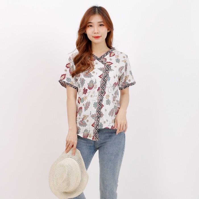Atasan Batik Wanita/Bluose Batik Wanita A604