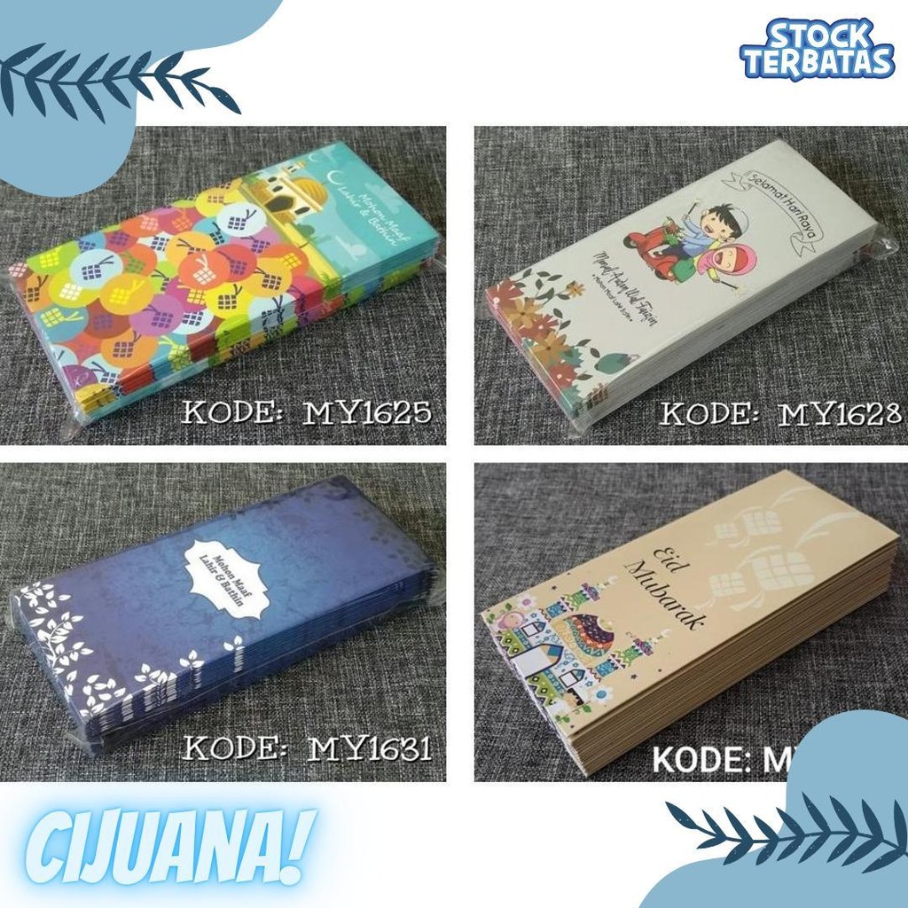 

Amplop Lebaran Exlcusive - Angpau Uang Kode My1645 Terlengkap Dan Termurah