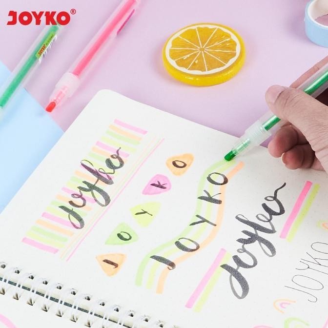 

JOYKO HIGHLIGHTER NEON COLOUR PEN PENANDA JOYKO MODEL PEN [12PCS]