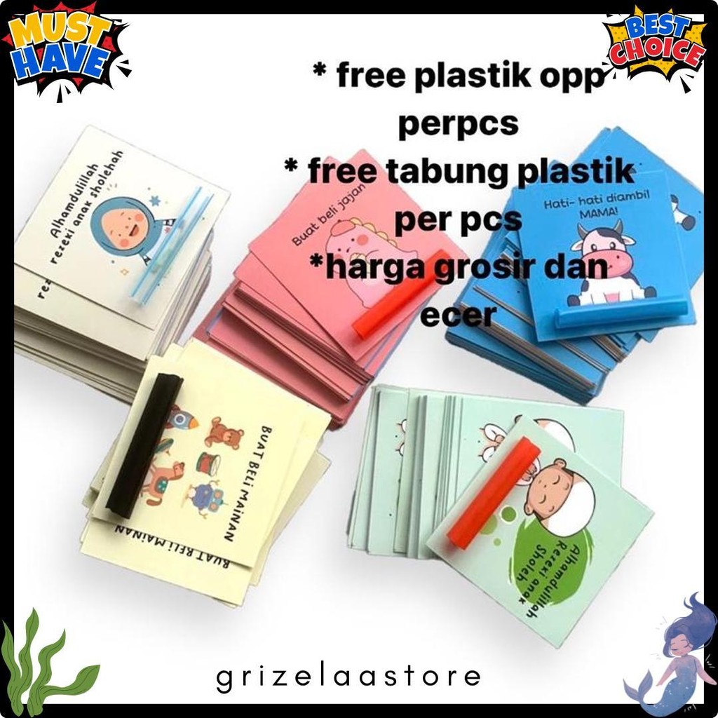 

(100Pcs) Amplop Lebaran Unik Lucu Grosir Uang Diluar Diskon