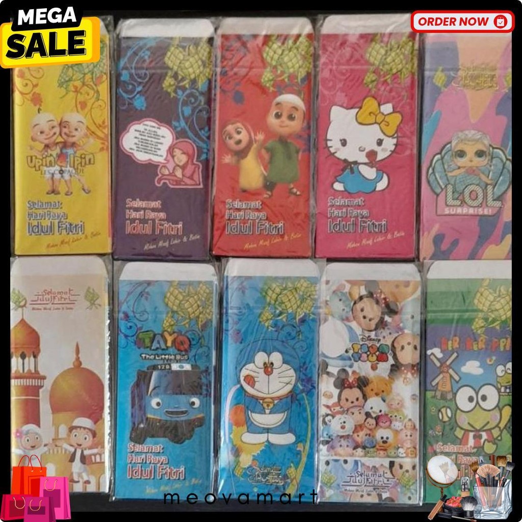 

Promo 20 Pack Isi 200 Amplop Lebaran Jumbo /Packet ..7X18 Flash Sale! Diskon Hingga 70%